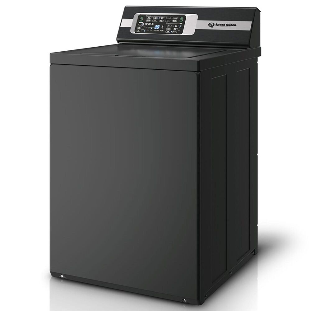 Speed Queen 3.2 Cu. Ft. Top Load Washer and 7.0 Cu. Ft. Electric Dryer Laundry Pair in Black, , large
