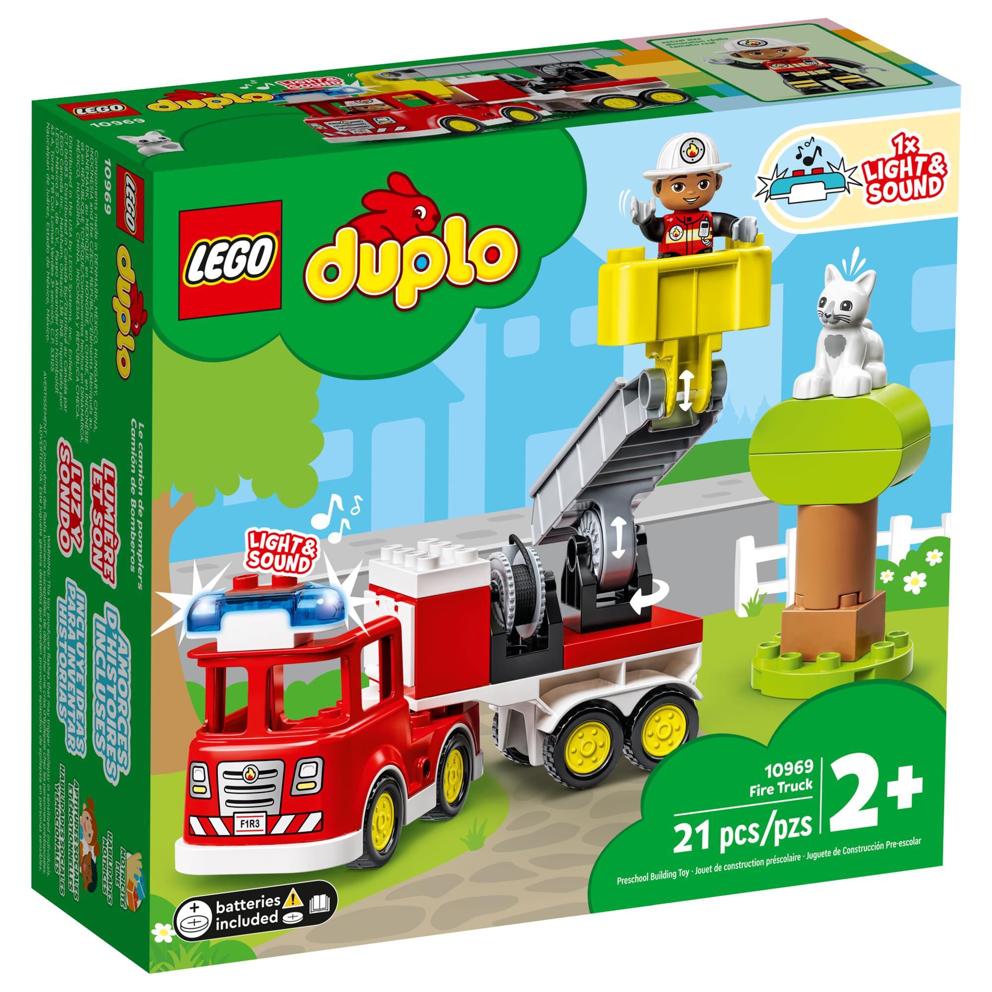 LEGO Duplo Town Fire Truck Building Set NFM