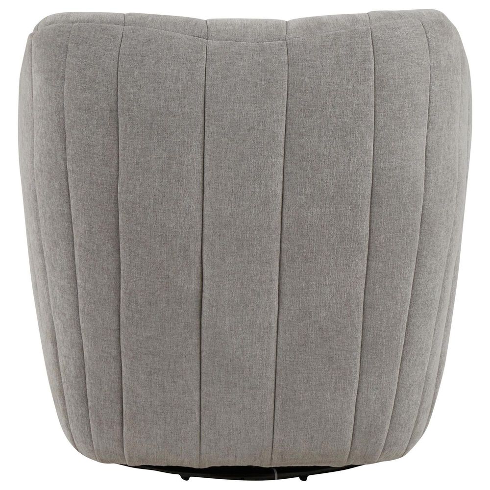 LumiSource Finley Swivel Accent Chair in Taupe, , large
