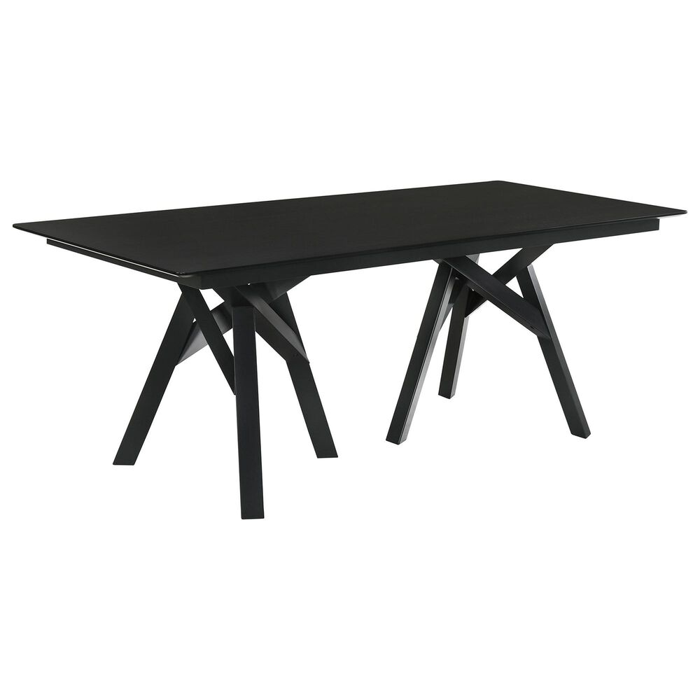 Blue River Cortina and Varde 5-Piece Rectangle Dining Set in Black, , large