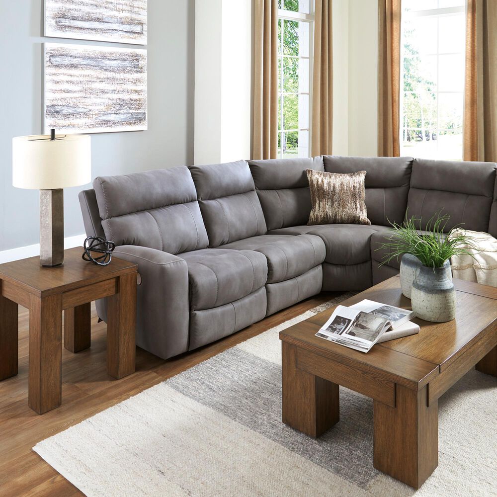 Ashley Next-Gen DuraPella 6-Piece Power Reclining Sectional in Slate, , large