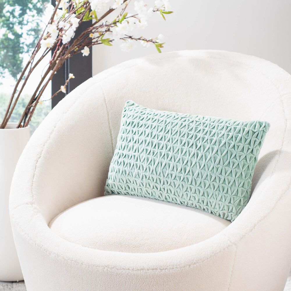 Safavieh Lensa Pillow in Mint, , large