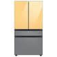 Samsung Bespoke 4-Door French Door Refrigerator Bottom Panel in Matte Grey Glass, , large