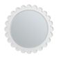 James Martin Vanities Adelese 32" Scalloped Round Mirror in Bright White, , large