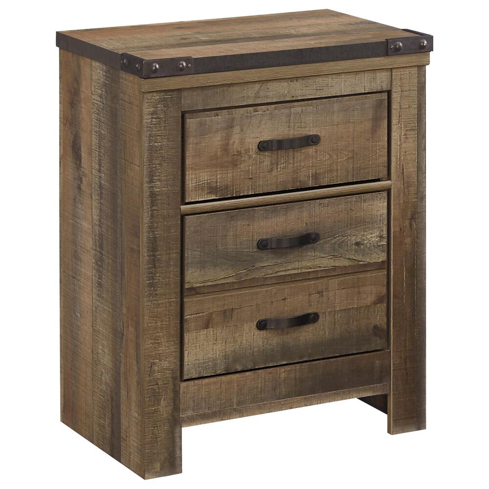 Ashley Trinell 2-Drawer Nightstand in Brown, , large
