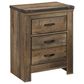 Ashley Trinell 2-Drawer Nightstand in Brown, , large