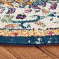 Safavieh Madison MAD447A 5" Round Ivory and Orange Area Rug, , large
