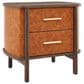 Modway Coralie 2 Drawer Nightstand in Walnut Tan, , large