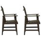 Hearth and Haven Outdoor Adirondack Dining Chair in Grey (Set of 2), , large