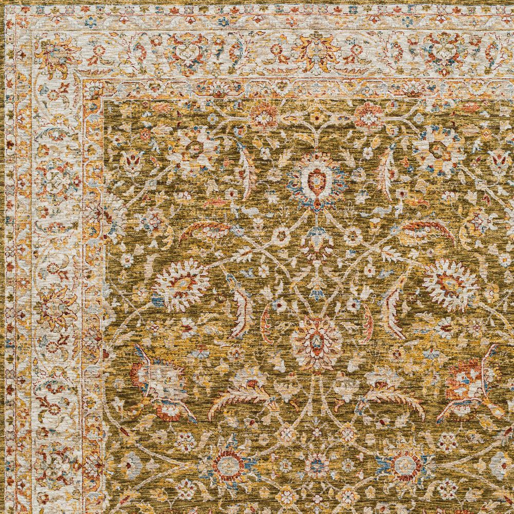 Surya Mona Lisa 10&#39; x 14&#39; Olive, Mustard, Tan, Brick Red, Burgundy, Sage and Dark Blue Area Rug, , large