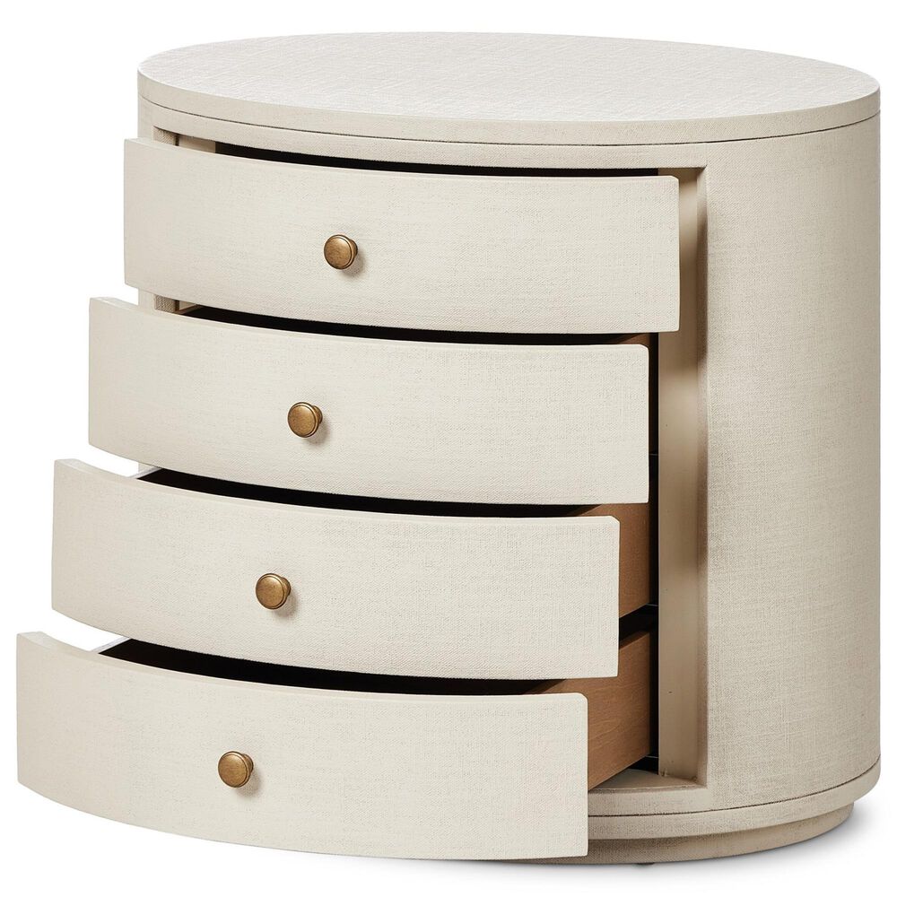 Four Hands Amelia 4-Drawer Nightstand in Ivory Painted, , large