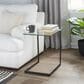 Lumisource Zenn End Table in Black and Clear, , large