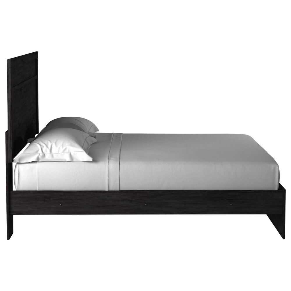 Ashley Belachime King Panel Bed with Dresser Chest and 2 Nightstands in Dark Charcoal, , large