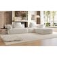 Hearth and Haven 2-Piece Right Facing L-Shaped Sectional Sofa with Pillow Back Cushions in White, , large