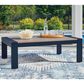 Ashley East Beach Rectangular Cocktail Table in Navy Blue and Driftwood, , large