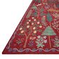 Rifle Paper Co. Menagerie  2"3" x 3"9" Crimson Area Rug, , large