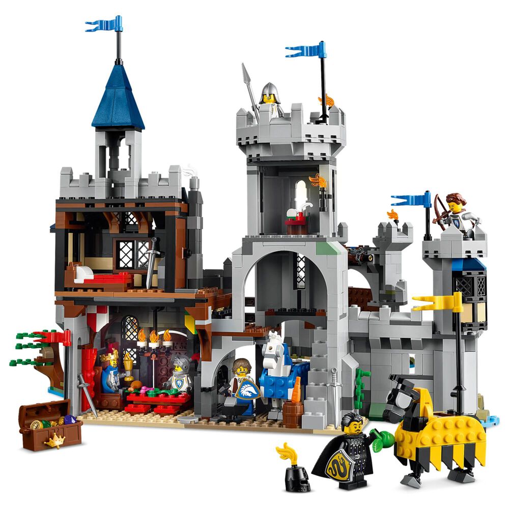 LEGO Creator Medieval Knight Castle Building Set, , large
