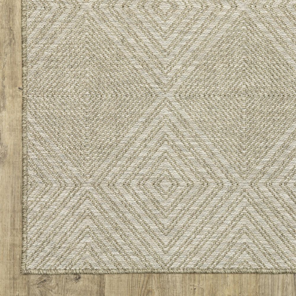 Oriental Weavers Tortuga TR05A 1&#39;10&quot; x 7&#39;6&quot; Beige Runner, , large