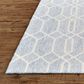 Feizy Belfort 8777F Blue and Gray 12" x 15" Area Rug, , large
