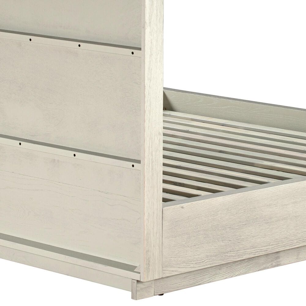 Blue River Abbey King Platform Bed in Silver Grey Oak, , large