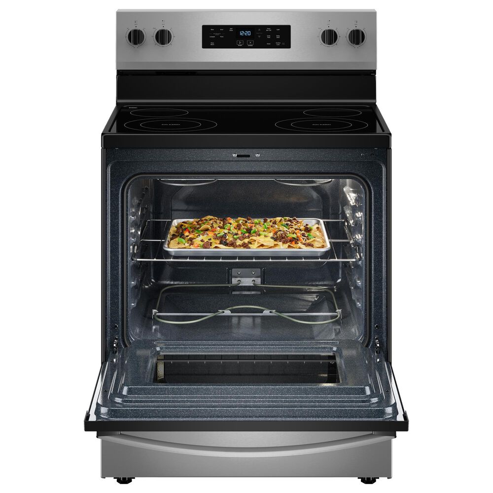 Whirlpool 5.3 Cu. Ft. Electric Range with Self-Cleaning in Stainless Steel, , large
