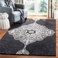Safavieh Micro-Loop 4" x 6" Charcoal Area Rug, , large