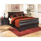 Signature Design by Ashley Huey Vineyard Queen Sleigh Headboard in Black, , large