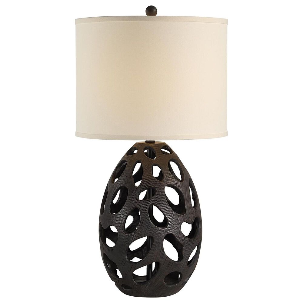 Renwil Loxley Table Lamp in Dark Brown, , large