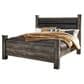 Ashley Wynnlow King Poster Bed in Gray, , large