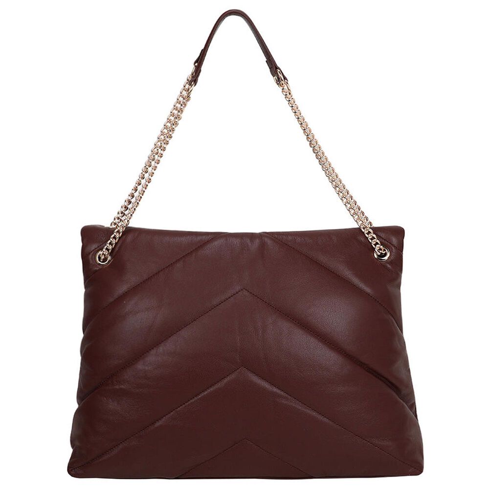 Sandy Lisa Cali Shoulder Bag in Burgundy, , large