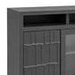 Meximuebles Ferrara 4-Door TV Console in Grey, , large