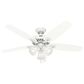 Hunter Builder Plus 52" Ceiling Fan with Lights in Snow White, , large