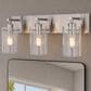 Vaxcel Northfield 3-Light Bathroom Vanity in Satin Nickel, , large