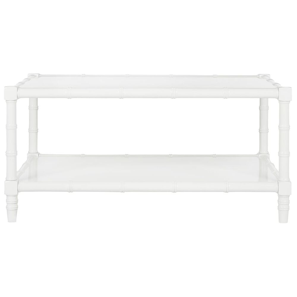 Safavieh Noam Coffee Table in White, , large