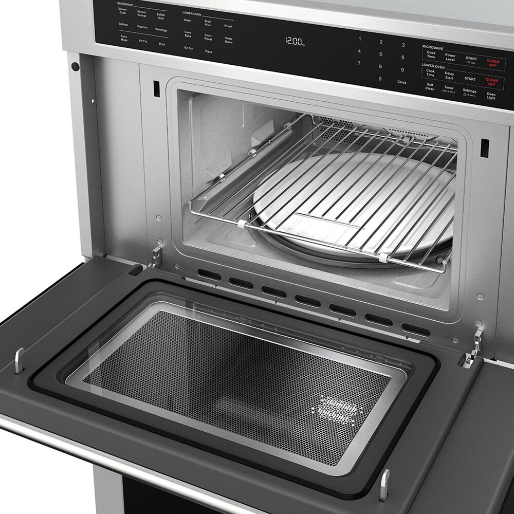 Thor Kitchen 6.7 Cu. Ft. Professional Microwave Combination Wall Oven with Self-Clean in Stainless Steel, , large