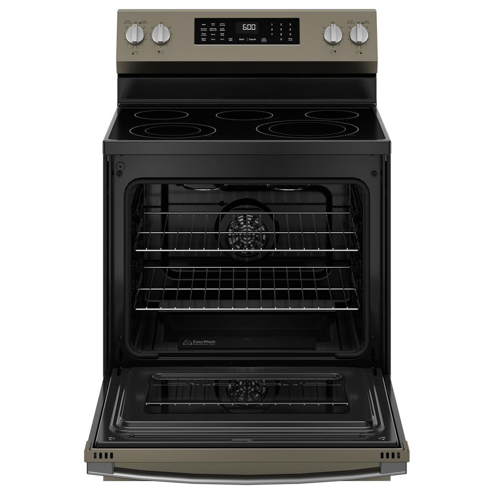 GE Appliances 30&quot; Freestanding Electric Range with Convection in Fingerprint Resistant Slate, , large