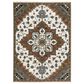 Oriental Weavers Keira Rust and Ivory 6"7" x 9"6" Area Rug, , large