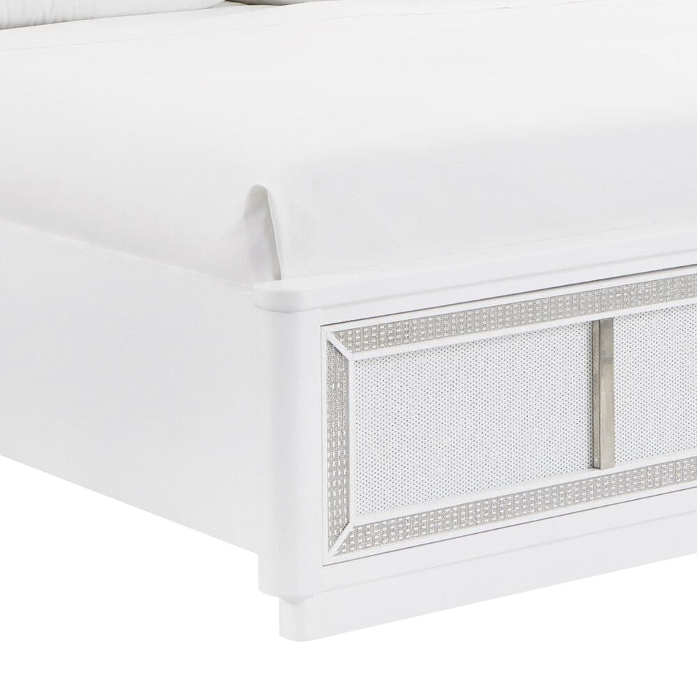 Millenium Chalanna Queen Upholstered Storage Bed in White, , large