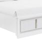 Millenium Chalanna Queen Upholstered Storage Bed in White, , large