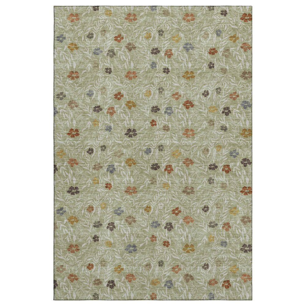 Dalyn Rug Company Soft Essentials Floral Cactus 9" x 12" Indoor/Outdoor Area Rug, , large