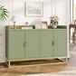 GARVEE 47.2" Sideboard Buffet Cabinet with Adjustable Shelves in Matt Gray Green, , large