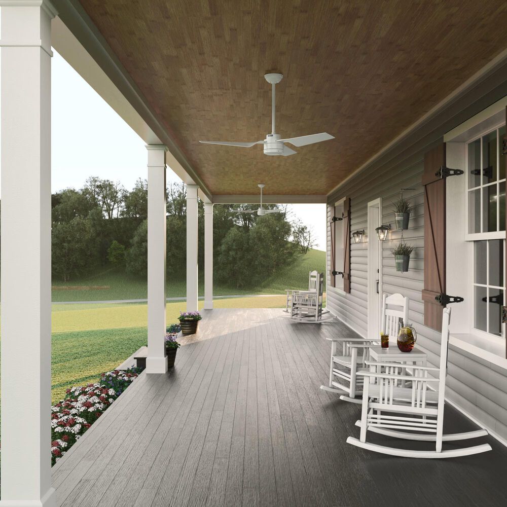 Hunter Cabo Frio 52&quot; Outdoor Ceiling Fan in Fresh White, , large