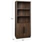 Riva Ridge Harman 75" Bookcase in Spiced Rum, , large