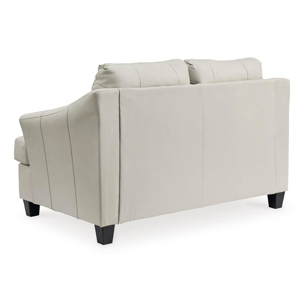Ashley Genoa Leather Sofa and Loveseat in Coconut, , large