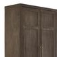 Furniture Worldwide Montclair 2-Door Storage Cabinet in Cocoa, , large