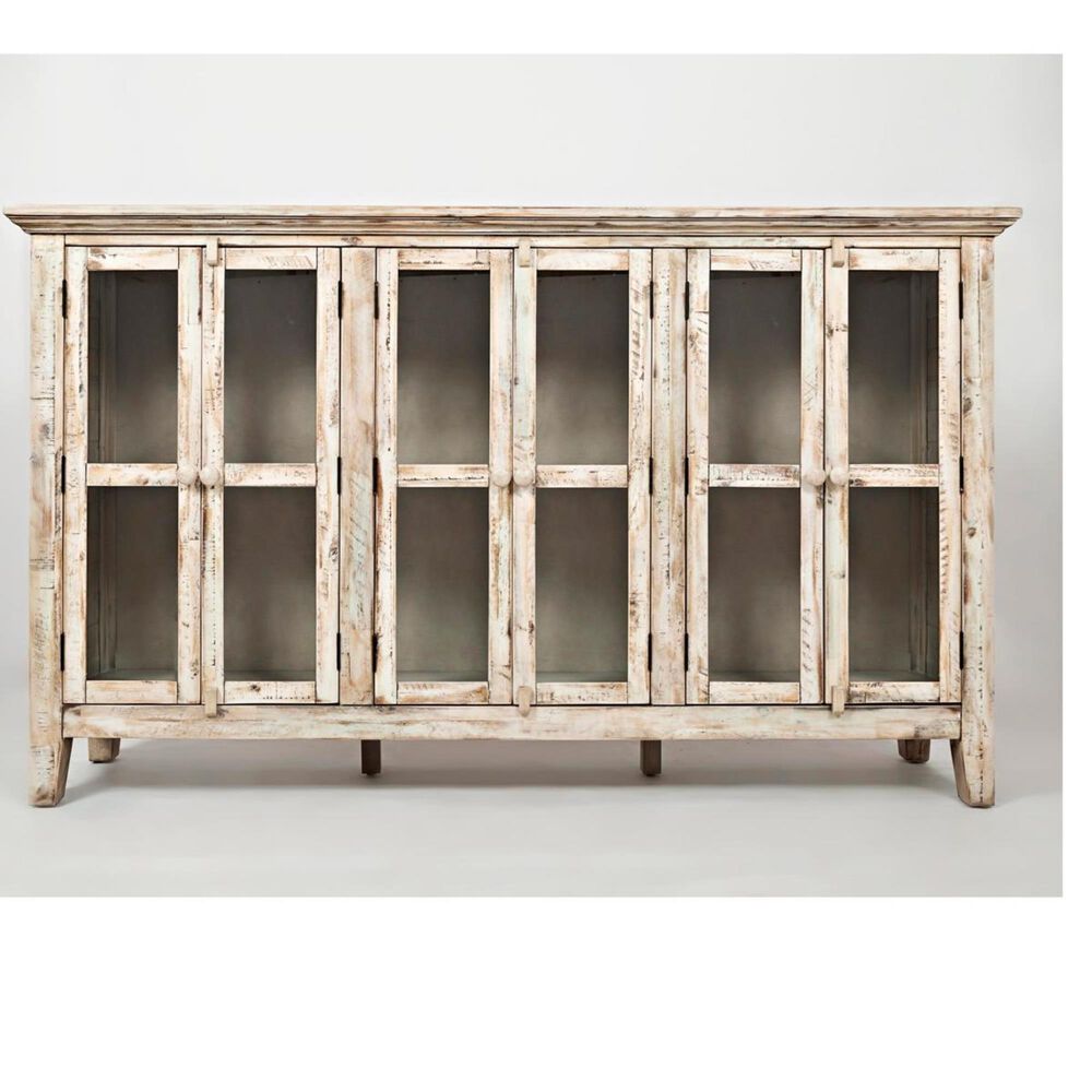Waltham Rustic Shore Accent Cabinet in Scrimshaw White, , large