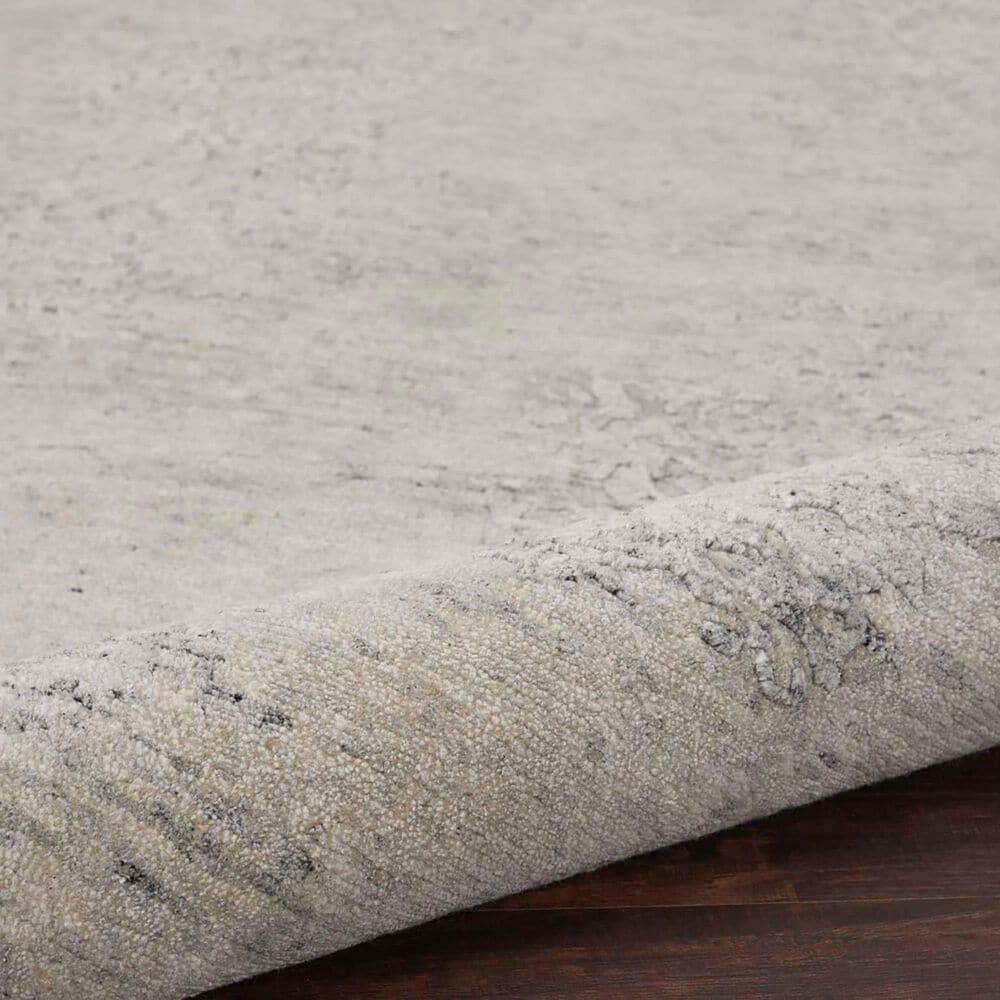 Nourison Silk Shadows 2&#39; x 3&#39; Ivory and Silver Area Rug, , large