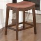 Jennifer Taylor Home Barlow 24.5" Backless Saddle Counter Stool in Bourbon Brown, , large