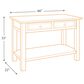Ashley Tyler Creek Sofa Table in Grayish Brown and Black, , large
