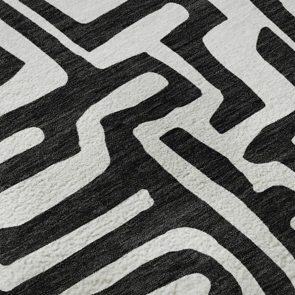 Dalyn Rug Company The Reserve TR1 Black 5&#39; x 7&#39;6&quot; Indoor/Outdoor Area Rug, , large